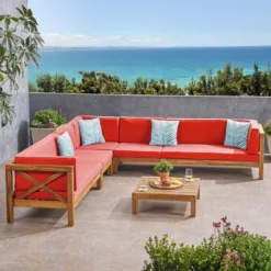 Brava 6pc Acacia Wood Sectional Patio Seating Set - Christopher Knight Home 20 Brava 6pc Acacia Wood Sectional Patio Seating Set - Christopher Knight Home -Outdoor Furniture Store GUEST 01972132 d674 4db5 974a f3bb5a561182