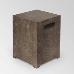 Wellington 40" Square Iron Gas Fire Pit With Tank Holder - Brown - Christopher Knight Home -Outdoor Furniture Store GUEST 0337412a 3343 4d49 9549 5e111d6eb894 1