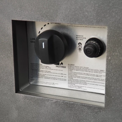 Wellington Square 33" Iron Gas Fire Pit Gray - Christopher Knight Home 4 Wellington Square 33" Iron Gas Fire Pit Gray - Christopher Knight Home - Image 2