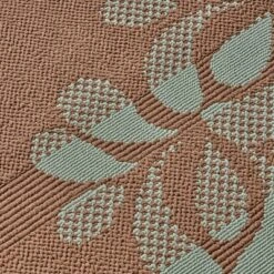 Henley Floral Outdoor Rug Brown/Blue - Christopher Knight Home -Outdoor Furniture Store GUEST 06727672 b5ca 46ed 91e9 f6f73a4b9c3b