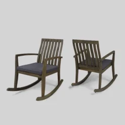 2pk Colmena Acacia Wood Patio Rustic Rocking Chair - Christopher Knight Home -Outdoor Furniture Store GUEST 0a6fbf18 adff 4ff7 8c65 77795d3730d6