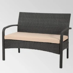 Cordoba 6pc Wicker Conversation Set - Brown/Tan - Christopher Knight Home 14 Cordoba 6pc Wicker Conversation Set - Brown/Tan - Christopher Knight Home -Outdoor Furniture Store GUEST 0aef3358 320a 428d 8330 b3cc243586f7