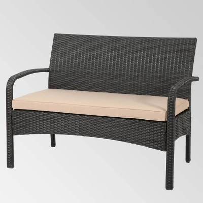 Cordoba 6pc Wicker Conversation Set - Brown/Tan - Christopher Knight Home 8 Cordoba 6pc Wicker Conversation Set - Brown/Tan - Christopher Knight Home - Image 6