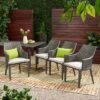 Hillhurst 4pk Wicker Dining Chairs Gray - Christopher Knight Home 1 Hillhurst 4pk Wicker Dining Chairs Gray - Christopher Knight Home -Outdoor Furniture Store GUEST 0b12723f 567d 4767 8e5c 9aace2847df2