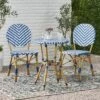 Picardy 3pc Outdoor Aluminum French Bistro Set - Navy/White/Bamboo - Christopher Knight Home 1 Picardy 3pc Outdoor Aluminum French Bistro Set - Navy/White/Bamboo - Christopher Knight Home -Outdoor Furniture Store GUEST 0c47d398 4f82 4a47 9cc9 73f3dd65198e