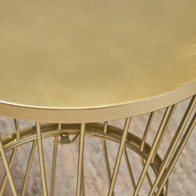 Lassen 16" Iron Patio Side Table - Christopher Knight Home 5 Lassen 16" Iron Patio Side Table - Christopher Knight Home - Image 3