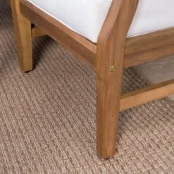 Perla 9pc Acacia Wood Patio Conversation Set - Teak/Cream - Christopher Knight Home -Outdoor Furniture Store GUEST 0dae138d bcc9 4e14 86f7 79b8bb1335a3