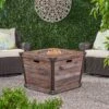 32" Delaney Fire Pit Brown - Christopher Knight Home -Outdoor Furniture Store GUEST 0f5555bf b3a2 47ee 9a6f 484d47d66b91