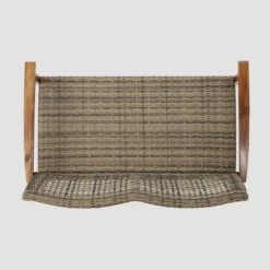 Hampton Wicker Loveseat - Natural/Gray - Christopher Knight Home -Outdoor Furniture Store GUEST 10488d9f cce5 47a7 8fb4 e746c77ab81e