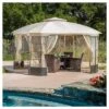 Westerly 13' X 13' Steel Patio Gazebo - Camel - Christopher Knight Home