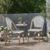 Elize 2pk Outdoor French Bistro Chairs - Gray/White/Bamboo - Christopher Knight Home 1 Elize 2pk Outdoor French Bistro Chairs - Gray/White/Bamboo - Christopher Knight Home -Outdoor Furniture Store GUEST 1209763f a8d3 42af 940f 0c130e237f47