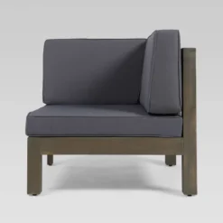 Oana 3pc Acacia Modular Loveseat And Table Set - Gray/Dark Gray - Christopher Knight Home 9 Oana 3pc Acacia Modular Loveseat And Table Set - Gray/Dark Gray - Christopher Knight Home -Outdoor Furniture Store GUEST 129197e9 c277 4bdb 98ec 3900e4910d7e