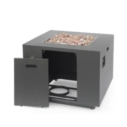 Wellington 33" Square Iron Gas Fire Pit - Brushed Brown - Christopher Knight Home 15 Wellington 33" Square Iron Gas Fire Pit - Brushed Brown - Christopher Knight Home -Outdoor Furniture Store GUEST 1383b809 8c21 4506 9238 f202daecaf8a