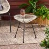 Nusa Faux Rattan Modern Side Table - Christopher Knight Home -Outdoor Furniture Store GUEST 13c29479 b860 41e9 ad88 03d4f74e6f2f