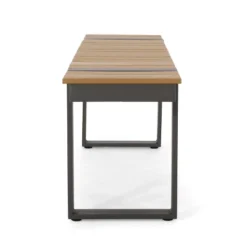 Cibola 3pc Outdoor Aluminum Picnic Set - Natural/Gray - Christopher Knight Home -Outdoor Furniture Store GUEST 14e9674a 7f09 40fa ade9 e57fb73a484d 2