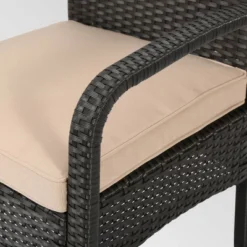 Cordoba 8pc Wicker Chat Set - Brown/Tan - Christopher Knight Home -Outdoor Furniture Store GUEST 1718adbe 090a 4077 839a 76bc9fc419a6