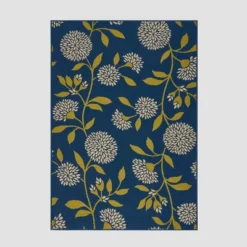 Viola Floral Outdoor Rug Blue/Green - Christopher Knight Home -Outdoor Furniture Store GUEST 186a4735 4b47 4634 bc5a c836263ccc5d