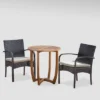 Lindy 3pc Acacia Wood And Wicker Bistro Set - Teak/Cream - Christopher Knight Home 1 Lindy 3pc Acacia Wood And Wicker Bistro Set - Teak/Cream - Christopher Knight Home -Outdoor Furniture Store GUEST 19dc40b9 ce0d 4a3d 98ff 357c7b5d80b2