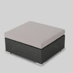 Santa Rosa 9pc Wicker Patio Sectional Sofa Set - Gray/Silver - Christopher Knight Home 17 Santa Rosa 9pc Wicker Patio Sectional Sofa Set - Gray/Silver - Christopher Knight Home -Outdoor Furniture Store GUEST 1abc9c5e bd23 4159 abb9 1c79f05e696f