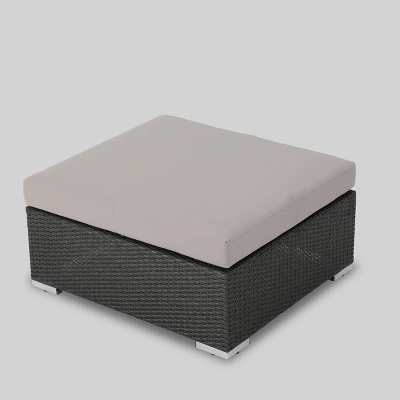 Santa Rosa 9pc Wicker Patio Sectional Sofa Set - Gray/Silver - Christopher Knight Home 10 Santa Rosa 9pc Wicker Patio Sectional Sofa Set - Gray/Silver - Christopher Knight Home - Image 8