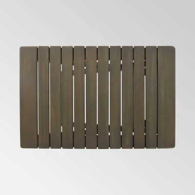 Malibu Folding Side Table - Gray - Christopher Knight Home 7 Malibu Folding Side Table - Gray - Christopher Knight Home - Image 5