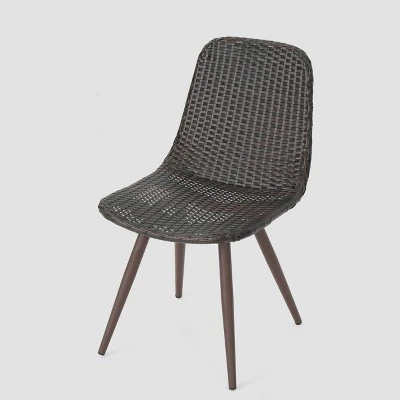 Jude Caleb 5pc Wicker Dining Set - Brown - Christopher Knight Home 5 Jude Caleb 5pc Wicker Dining Set - Brown - Christopher Knight Home - Image 3