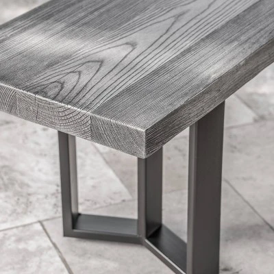 Verona Lightweight Concrete Dining Bench - Gray - Christopher Knight Home 4 Verona Lightweight Concrete Dining Bench - Gray - Christopher Knight Home - Image 2