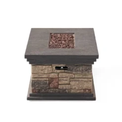 Chesney Outdoor 50000 BTU Light Weight Concrete Rectangular Fire Pit Stone - Christopher Knight Home -Outdoor Furniture Store GUEST 1cc136da 88f8 4d9f 9d57 5a39c21a7abb