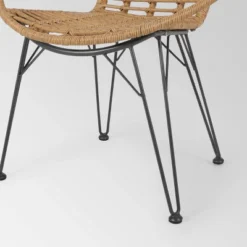 Perkins 3pc Wicker Modern Boho Chat Set - Light Brown - Christopher Knight Home -Outdoor Furniture Store GUEST 1d1eba24 5bbe 4dc5 abda a2b10908ba74