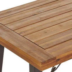 Spencer 7pc Wood & Wicker Dining Set - Brown - Christopher Knight Home -Outdoor Furniture Store GUEST 1d71bac8 d5ba 4541 8108 8d5144251309