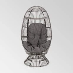 Pintan Wicker Swivel Egg Chair - Christopher Knight Home 14 Pintan Wicker Swivel Egg Chair - Christopher Knight Home -Outdoor Furniture Store GUEST 1e97b85b bbce 4ca2 a270 afdfef40264b
