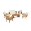 Carolina 6pc Acacia Wood Chat Set - Christopher Knight Home 1 Carolina 6pc Acacia Wood Chat Set - Christopher Knight Home -Outdoor Furniture Store GUEST 1f75b2ed 194c 49d0 8f7d 8f35d7135110