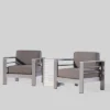 Cape Coral 3pc Aluminum Chat Set Khaki - Christopher Knight Home 1 Cape Coral 3pc Aluminum Chat Set Khaki - Christopher Knight Home -Outdoor Furniture Store GUEST 1ff5ca9d 6ab5 4f98 afe4 e54338324ca3