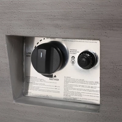 Langton Outdoor 50000 BTU Light Weight Concrete & Ceramic Rectangular Fire Pit - Christopher Knight Home 10 Langton Outdoor 50000 BTU Light Weight Concrete & Ceramic Rectangular Fire Pit - Christopher Knight Home - Image 8