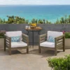 Oana 2pk Acacia Wood Club Chairs - Gray/White - Christopher Knight Home -Outdoor Furniture Store GUEST 201afb39 de67 4b54 a32c 2b626d75e2e4