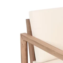 2pk Stefan Outdoor Acacia Wood Club Chairs With Cushions Brown/Beige - Christopher Knight Home -Outdoor Furniture Store GUEST 21f98698 6b4c 4cd1 896a 643060357143