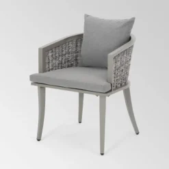 Pebble 3pc Wicker Boho Chat Set - Gray - Christopher Knight Home -Outdoor Furniture Store GUEST 22b9b36a db09 47a7 a982 73521009a305