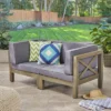 Brava 2pc Acacia Modular Loveseat - Gray/Dark Gray - Christopher Knight Home 1 Brava 2pc Acacia Modular Loveseat - Gray/Dark Gray - Christopher Knight Home -Outdoor Furniture Store GUEST 240fbafb 1a77 4c3c b309 263a24d240fc