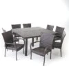 Fiona 9pc Wicker Dining Set - Brown - Christopher Knight Home 1 Fiona 9pc Wicker Dining Set - Brown - Christopher Knight Home -Outdoor Furniture Store GUEST 26b8e997 d3db 4541 a4a9 272dbfdb40ab