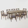 Belasera 9pc Acacia Wood Expandable Dining Set Gray - Christopher Knight Home 2 Belasera 9pc Acacia Wood Expandable Dining Set Gray - Christopher Knight Home -Outdoor Furniture Store GUEST 27eb2294 844d 45f3 9200 2a198f7a148a