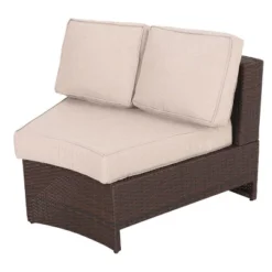 Madras Tortuga 8pc Wicker 1/2 Round Seating Set With Ice Bucket Ottoman - Brown/Beige - Christopher Knight Home 9 Madras Tortuga 8pc Wicker 1/2 Round Seating Set With Ice Bucket Ottoman - Brown/Beige - Christopher Knight Home -Outdoor Furniture Store GUEST 280f37ad e886 43e7 9841 20815c505486