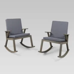 Champlain 2pk Acacia Wood Rocking Chair - Christopher Knight Home -Outdoor Furniture Store GUEST 292b612c 1ffe 4111 86d0 b3af6456890b