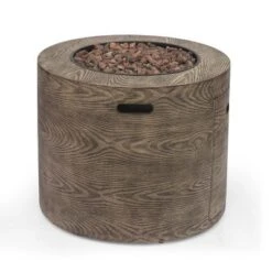 Senoia Outdoor Round Fire Pit - Brown - Christopher Knight Home -Outdoor Furniture Store GUEST 2d8d51a2 c76d 4bbe 95a9 20317a175c57