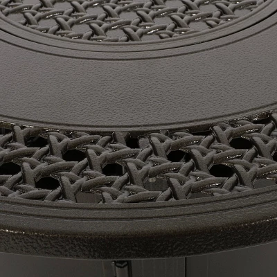 Ontario Outdoor Round Aluminum Fire Pit Hammered Bronze - Christopher Knight Home 7 Ontario Outdoor Round Aluminum Fire Pit Hammered Bronze - Christopher Knight Home - Image 5