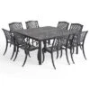 Aviary 9pc Aluminum Dining Set - Antique Matte Black - Christopher Knight Home -Outdoor Furniture Store GUEST 3020cf76 b81c 44a3 8845 dd6e04db2710