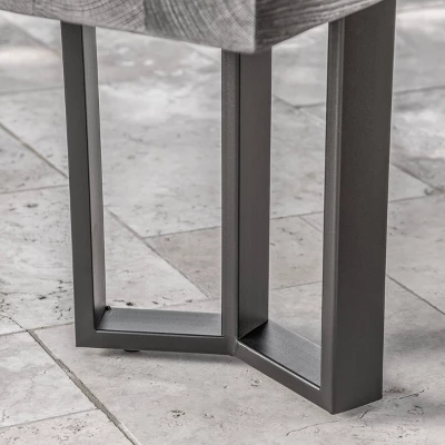 Verona Lightweight Concrete Dining Bench - Gray - Christopher Knight Home 5 Verona Lightweight Concrete Dining Bench - Gray - Christopher Knight Home - Image 3