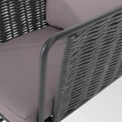 La Jolla Set Of 2 Rope Weave Modern Club Chairs - Dark Gray/Gray - Christopher Knight Home 11 La Jolla Set Of 2 Rope Weave Modern Club Chairs - Dark Gray/Gray - Christopher Knight Home -Outdoor Furniture Store GUEST 3484ec60 9942 49f6 a975 a29f2c4f5dcb