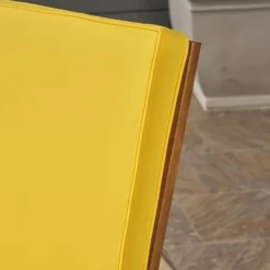 Champlain 3pc Acacia Wood Rocking Chairs Set Teak/Yellow - Christopher Knight Home -Outdoor Furniture Store GUEST 34cc4c08 77e0 473c a669 5d5ee4862cc0