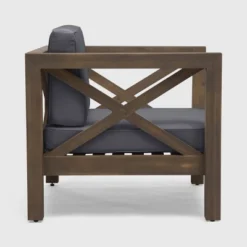 Brava 2pk Acacia Wood Club Chairs - Gray/Dark Gray - Christopher Knight Home 15 Brava 2pk Acacia Wood Club Chairs - Gray/Dark Gray - Christopher Knight Home -Outdoor Furniture Store GUEST 3524ac30 485e 4663 9854 89d171639ddf