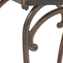 Mckinley Set Of 2 Cast Aluminum Patio End Tables - Copper - Christopher Knight Home -Outdoor Furniture Store GUEST 377151f6 a49b 41ec b105 f7b846940f0d